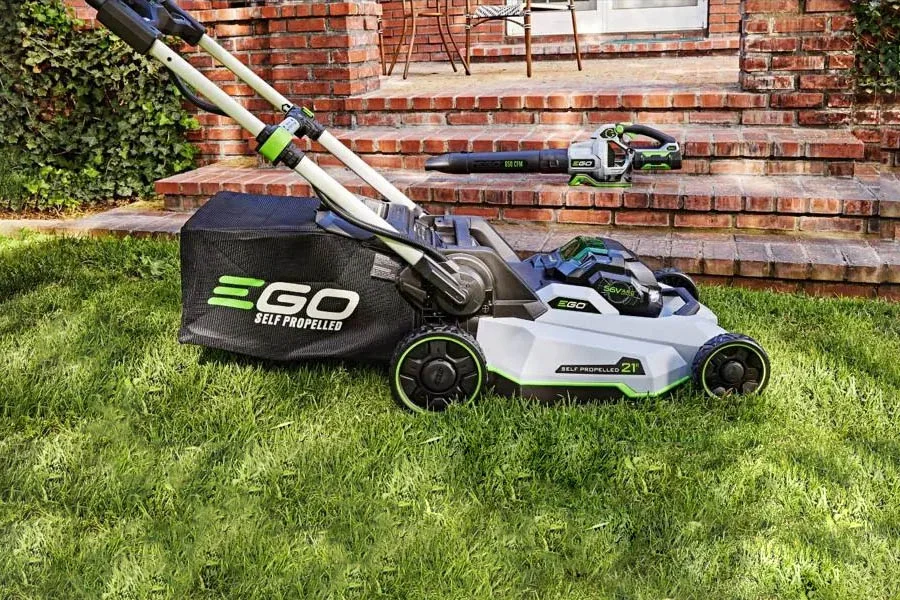 self propelled lawn mower electric